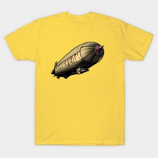 Zeppelin image graphic T-Shirt